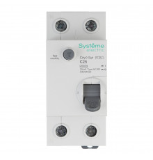 Автомат дифференциальный Systeme Electric City9 Set АВДТ 25А 1P+N тип AC 30 мА 4,5 кА (C9D34625)