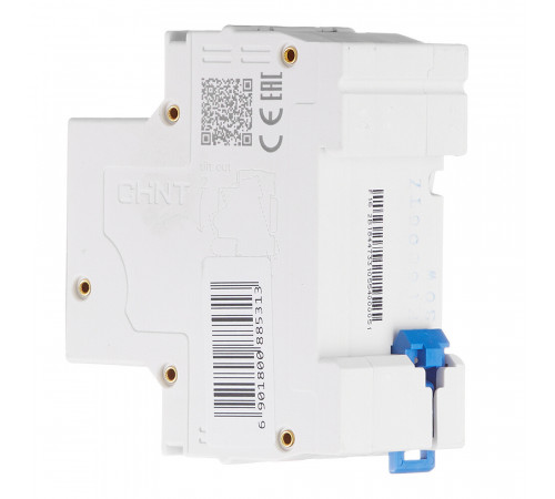 Автомат дифференциальный Chint NXBLE-63Y 6А 1P+N тип AC 30 мА 4,5 кА компактный (105540)