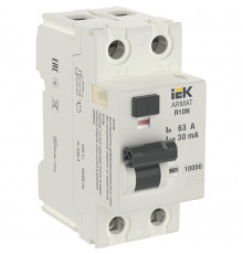УЗО IEK Armat R10N 63А 2P тип AC 30 мА (AR-R10N-2-063C030)