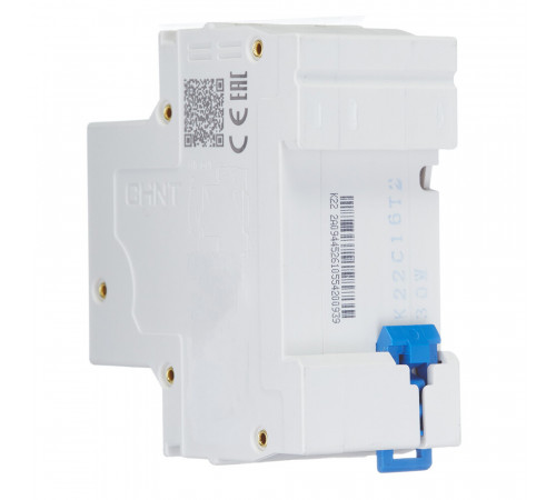 Автомат дифференциальный Chint NXBLE-63Y 16А 1P+N тип AC 30 мА 4,5 кА компактный (105542)