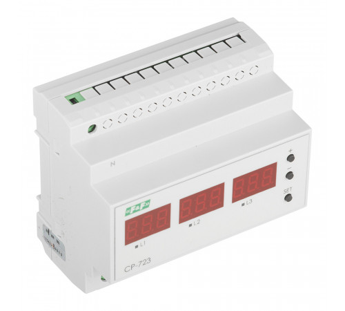 Реле напряжения модульное F&F CP-723 (EA04.009.015) 230 В 63 А Реле напряжения модульное F&F CP-723 (EA04.009.015) 230 В 63 А