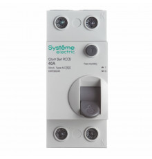 УЗО Systeme Electric City9 Set ВДТ 40А 2P тип AC 30 мА 6 кА (C9R36240)