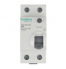 УЗО Systeme Electric City9 Set ВДТ 63А 1P+N тип AC 30 мА 6 кА (C9R36263)