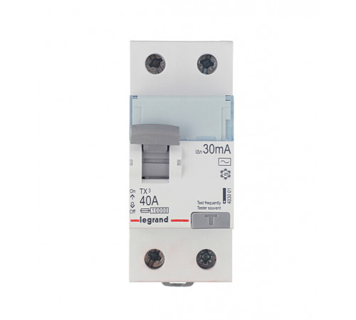 УЗО Legrand TX3 40А 1P+N тип AC 30 мА 10 кА (403001)