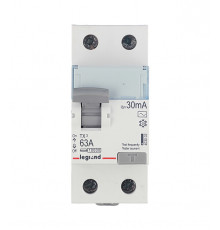 УЗО Legrand TX3 63А 1P+N тип AC 30 мА 10 кА (403002)