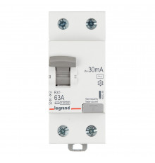 УЗО Legrand RX3 63А 1P+N тип AC 30 мА 10 кА (402026)