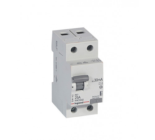 УЗО Legrand RX3 25А 1P+N тип AC 30 мА 10 кА (402024)