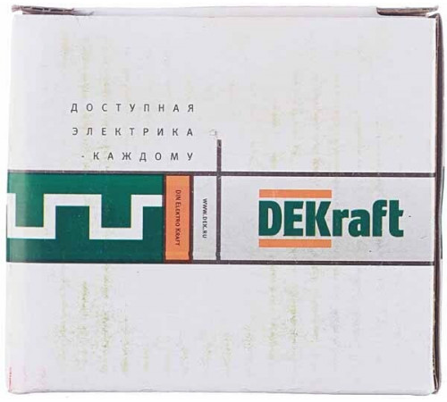 УЗО Dekraft УЗО-03 16А 1P+N тип AC 30 мА 6 кА (14053DEK) УЗО Dekraft УЗО-03 16А 1P+N тип AC 30 мА 6 кА (14053DEK)