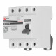 УЗО EKF PROxima ВД-100 25А 3P+N тип AC 30 мА 4,5 кА (elcb-4-25-30-em-pro)