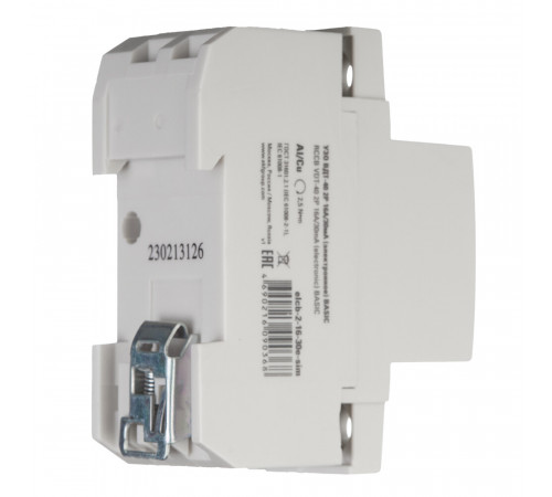 УЗО EKF Basic ВДТ-40 16А 1P+N тип AC 30 мА 4,5 кА (elcb-2-16-30e-sim) УЗО EKF Basic ВДТ-40 16А 1P+N тип AC 30 мА 4,5 кА (elcb-2-16-30e-sim)