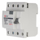 УЗО EKF Basic ВДТ-40 40А 3P+N тип AC 300 мА 4,5 кА (elcb-4-40-300e-sim)