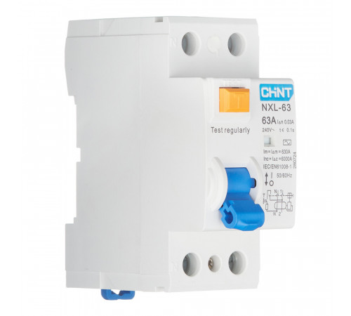 УЗО Chint NXL-63 63А 1P+N тип AC 30 мА 6 кА компактное (280724)