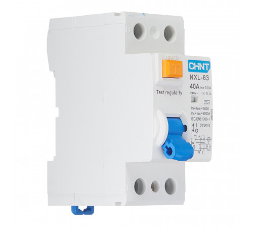УЗО Chint NXL-63 40А 1P+N тип AC 30 мА 6 кА компактное (280723) УЗО Chint NXL-63 40А 1P+N тип AC 30 мА 6 кА компактное (280723)