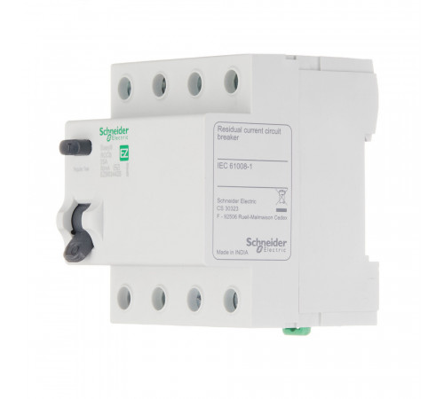УЗО Schneider Electric Easy9 25А 3P+N тип AC 30 мА 4,5 кА (EZ9R34425) УЗО Schneider Electric Easy9 25А 3P+N тип AC 30 мА 4,5 кА (EZ9R34425)