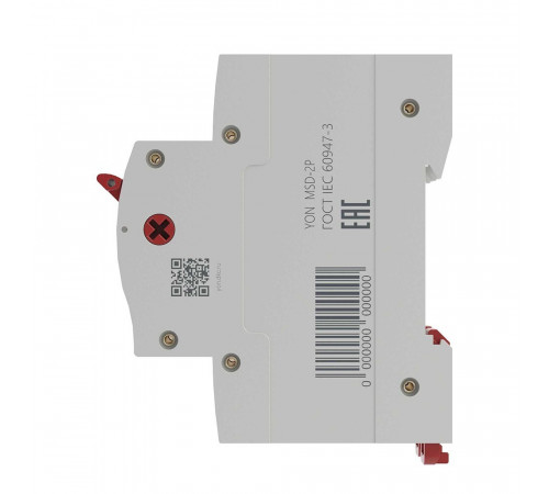 Выключатель нагрузки DKC Yon Max MSD 2P 63А 400 В на DIN-рейку (MSD-2P63) Выключатель нагрузки DKC Yon Max MSD 2P 63А 400 В на DIN-рейку (MSD-2P63)