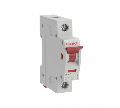 Выключатель нагрузки DKC Yon Max MSD 1P 40А 230 В на DIN-рейку модульный (MSD-1P40)