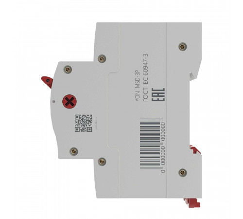 Выключатель нагрузки DKC Yon Max MSD 3P 63А 400 В на DIN-рейку (MSD-3P63) Выключатель нагрузки DKC Yon Max MSD 3P 63А 400 В на DIN-рейку (MSD-3P63)