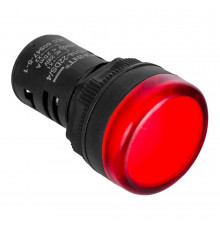 Лампа сигнальная Chint ND16-22DS/2 24 В IP40 красная (592938)