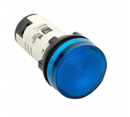 Лампа сигнальная EKF PROxima AD16-22HS 230 В IP65 синяя (10 шт.) (ledm-ad16-b-65)