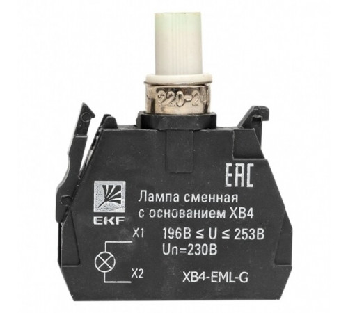Лампа сменная EKF PROxima ХВ4 10х32х39 мм 230 В IP40 с основанием пластиковая зеленая (XB4-EML-G) Лампа сменная EKF PROxima ХВ4 10х32х39 мм 230 В IP40 с основанием пластиковая зеленая (XB4-EML-G)