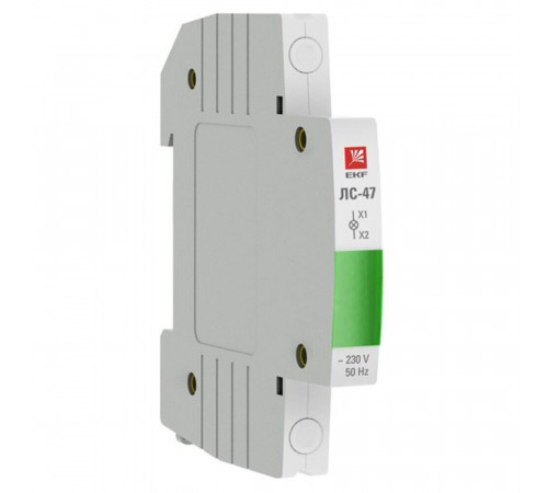 Лампа сигнальная EKF PROxima ЛС-47 230 В IP20 зеленая (mdla-47-g-pro)