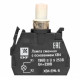 Лампа сменная EKF PROxima ХВ4 10х32х39 мм 230 В IP40 с основанием пластиковая красная (XB4-EML-R)