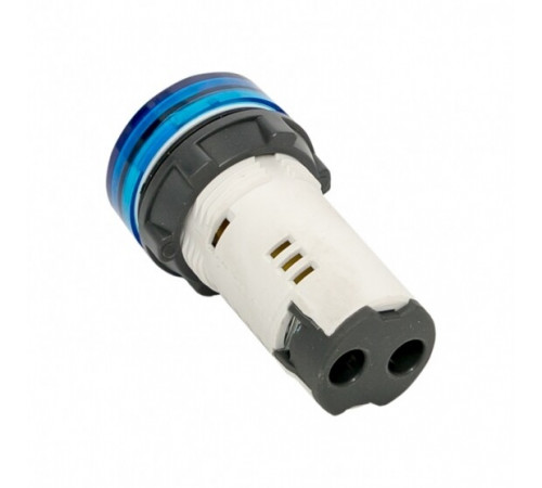 Лампа сигнальная EKF PROxima AD16-22HS 230 В IP65 синяя (10 шт.) (ledm-ad16-b-65)