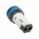 Лампа сигнальная EKF PROxima AD16-22HS 230 В IP65 синяя (10 шт.) (ledm-ad16-b-65)