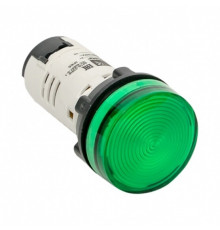 Лампа сигнальная EKF PROxima AD16-22HS 230 В IP65 пластиковая зеленая (ledm-ad16-g-65)