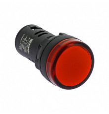 Лампа сигнальная EKF PROxima AD16-22HS 12 В IP54 пластиковая красная (ledm-ad16-r-12)