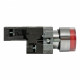 Кнопка плоская EKF PROxima ВА42 230 В IP65 без фиксации с подсветкой красная (xb2-bw42-230-65)