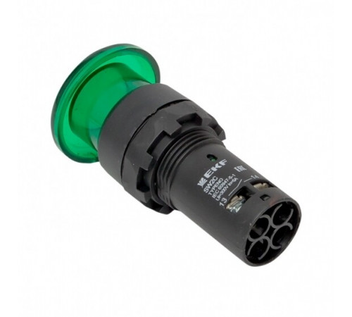 Кнопка грибок EKF PROxima SW2C-MD 230 В 1NO IP54 без фиксации с подсветкой зеленая (sw2c-md-gg-24) Кнопка грибок EKF PROxima SW2C-MD 230 В 1NO IP54 без фиксации с подсветкой зеленая (sw2c-md-gg-24)