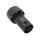 Кнопка плоская EKF PROxima SW2C-10D 230 В IP54 без фиксации с подсветкой синяя (sw2c-md-b)