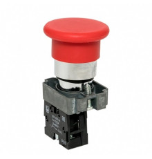 Кнопка грибок EKF PROxima ВС42 230 В 1NC IP65 без фиксации красная (xb2-bc42-65)