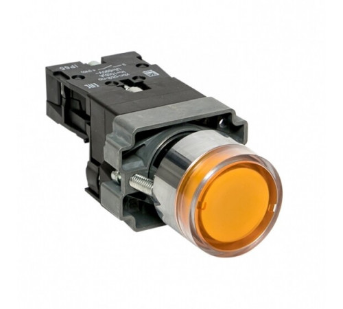 Кнопка плоская EKF PROxima ВА51 230 В IP65 без фиксации с подсветкой желтая (xb2-bw51-230-65) Кнопка плоская EKF PROxima ВА51 230 В IP65 без фиксации с подсветкой желтая (xb2-bw51-230-65)