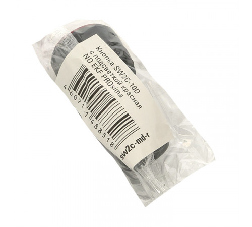 Кнопка плоская EKF PROxima SW2C-10D 230 В IP54 без фиксации с подсветкой красная (sw2c-md-r) Кнопка плоская EKF PROxima SW2C-10D 230 В IP54 без фиксации с подсветкой красная (sw2c-md-r)