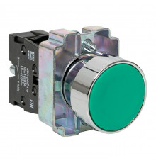 Кнопка EKF PROxima BA31 230 В IP40 металлическая зеленая (xb2-ba31)