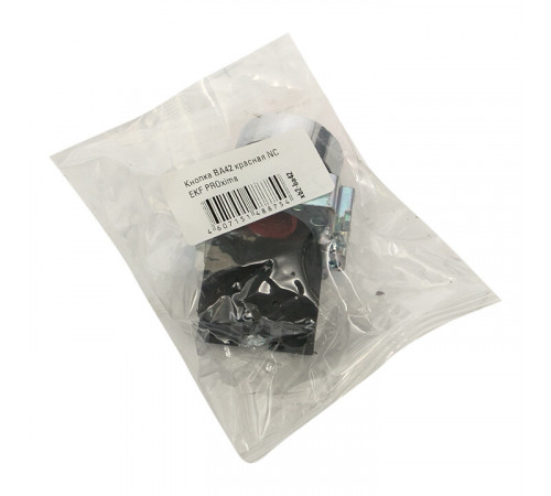 Кнопка EKF PROxima BA42 230 В IP40 металлическая красная (xb2-ba42)