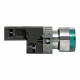 Кнопка плоская EKF PROxima ВА31 230 В IP65 без фиксации с подсветкой зеленая (xb2-bw31-230-65)