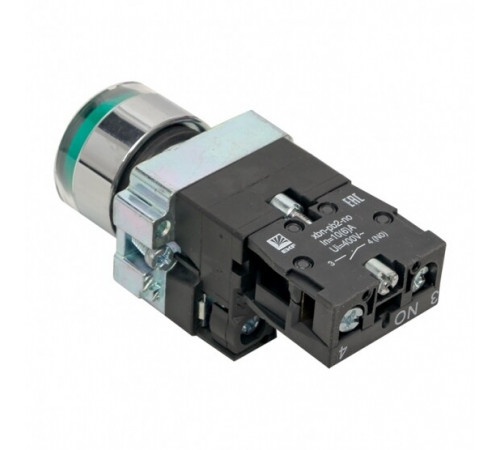 Кнопка плоская EKF PROxima ВА31 24 В IP40 без фиксации с подсветкой зеленая (xb2-bw31-24) Кнопка плоская EKF PROxima ВА31 24 В IP40 без фиксации с подсветкой зеленая (xb2-bw31-24)