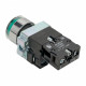 Кнопка плоская EKF PROxima ВА31 24 В IP40 без фиксации с подсветкой зеленая (xb2-bw31-24)