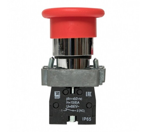 Кнопка грибок EKF PROxima ВС42 230 В 1NC IP65 без фиксации красная (xb2-bc42-65) Кнопка грибок EKF PROxima ВС42 230 В 1NC IP65 без фиксации красная (xb2-bc42-65)