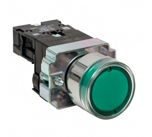 Кнопка плоская EKF PROxima ВА31 24 В IP40 без фиксации с подсветкой зеленая (xb2-bw31-24) Кнопка плоская EKF PROxima ВА31 24 В IP40 без фиксации с подсветкой зеленая (xb2-bw31-24)