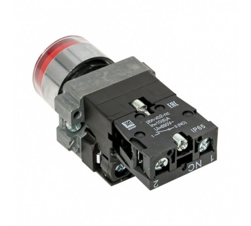 Кнопка плоская EKF PROxima ВА42 230 В IP65 без фиксации с подсветкой красная (xb2-bw42-230-65) Кнопка плоская EKF PROxima ВА42 230 В IP65 без фиксации с подсветкой красная (xb2-bw42-230-65)