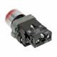 Кнопка плоская EKF PROxima ВА42 230 В IP65 без фиксации с подсветкой красная (xb2-bw42-230-65)