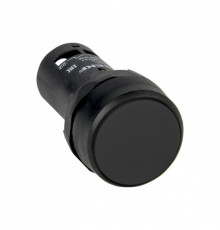 Кнопка плоская EKF PROxima SW2C-11 230 В IP54 с фиксацией черная (sw2c-11f)