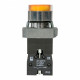 Кнопка плоская EKF PROxima ВА51 230 В IP65 без фиксации с подсветкой желтая (xb2-bw51-230-65)