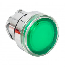 Кнопка плоская EKF PROxima XB4 380 В IP54 без фиксации с подсветкой зеленая (XB4BW-G)