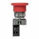 Кнопка грибок EKF PROxima ВС42 230 В 1NC IP65 без фиксации красная (xb2-bc42-65)