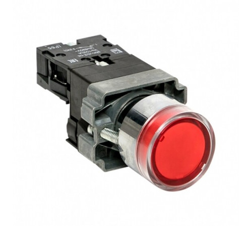 Кнопка плоская EKF PROxima ВА42 230 В IP65 без фиксации с подсветкой красная (xb2-bw42-230-65) Кнопка плоская EKF PROxima ВА42 230 В IP65 без фиксации с подсветкой красная (xb2-bw42-230-65)